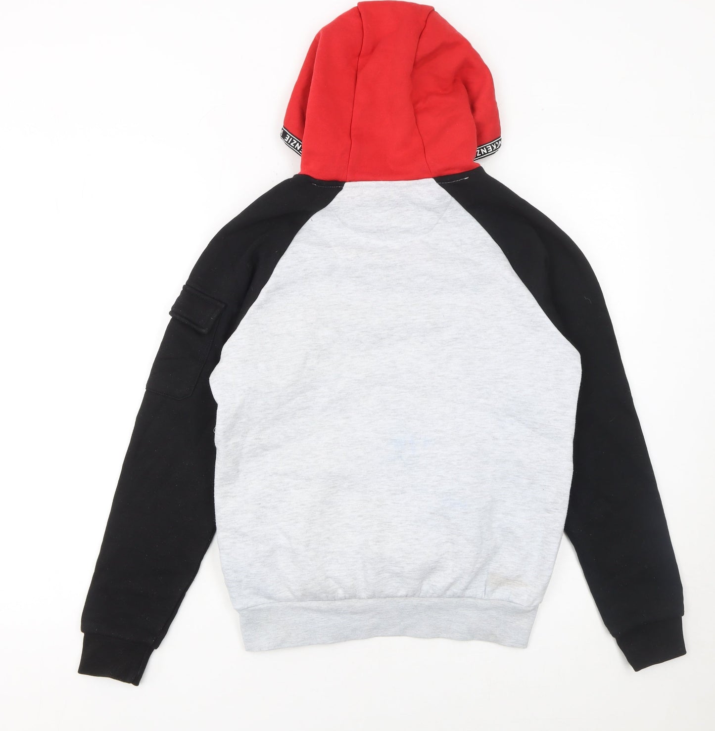 McKenzie Boys Multicoloured Pullover Hoodie 12-13 Years Colourblock Fleece