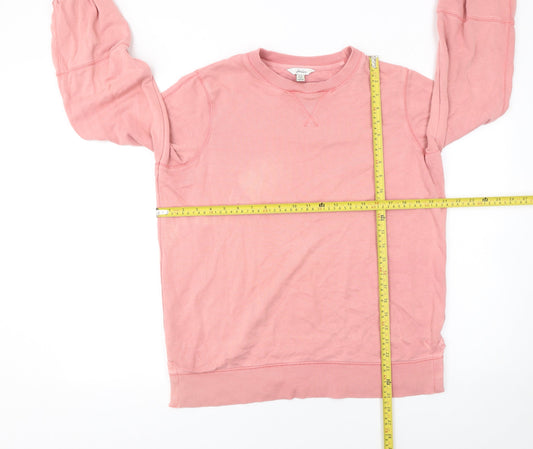 Womens UK 10 Regular Joules Pink Pullover Sweatshirt