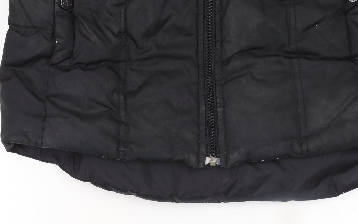 Calvin Klein Jeans Womens Black S Puffer Jacket Winter Coat