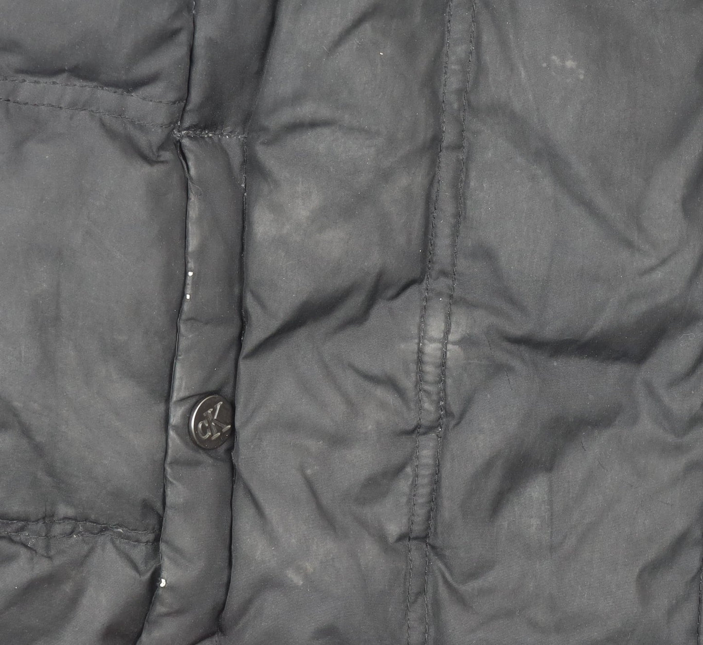 Calvin Klein Jeans Womens Black S Puffer Jacket Winter Coat