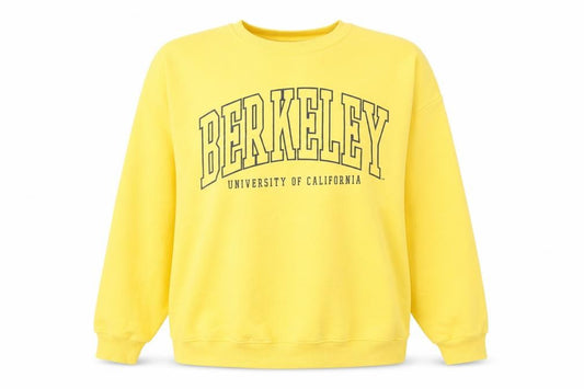 Primark Berkeley Yellow Cotton Blend Women's XL Sweatshirt