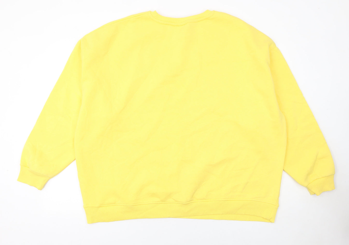 Primark Berkeley Yellow Cotton Blend Women's XL Sweatshirt