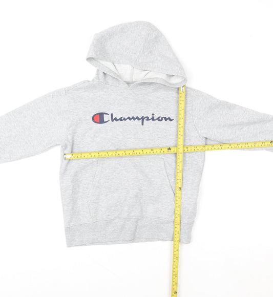 Teens UK M Regular Champion Grey Pullover Hoodie
