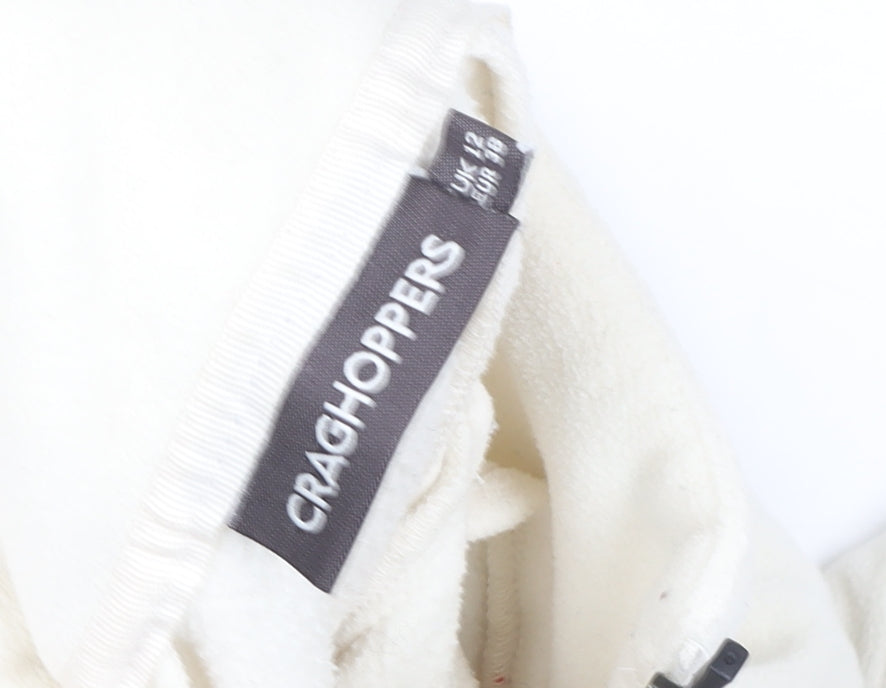 Womens UK 12 Regular Craghoppers Ivory Pullover Sweatshirt
