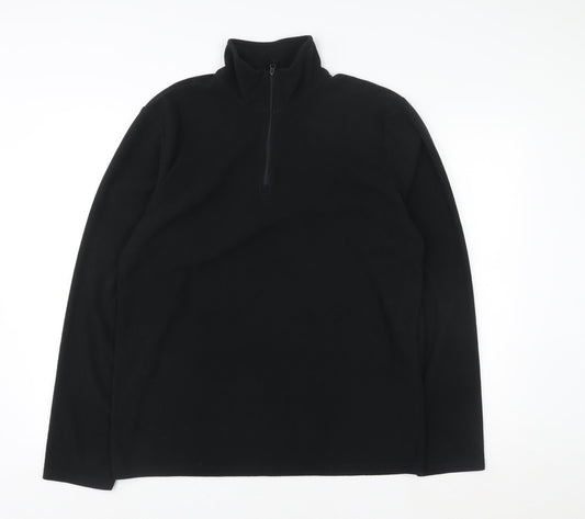 Mens UK M Regular Craghoppers Black Pullover Sweatshirt