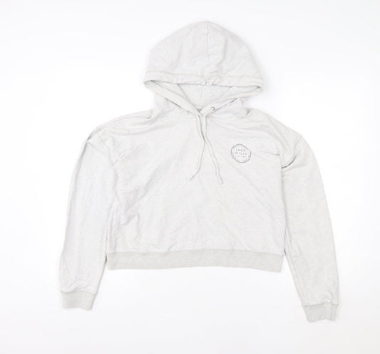 Womens UK 10 Regular Jack Wills Grey Pullover Hoodie