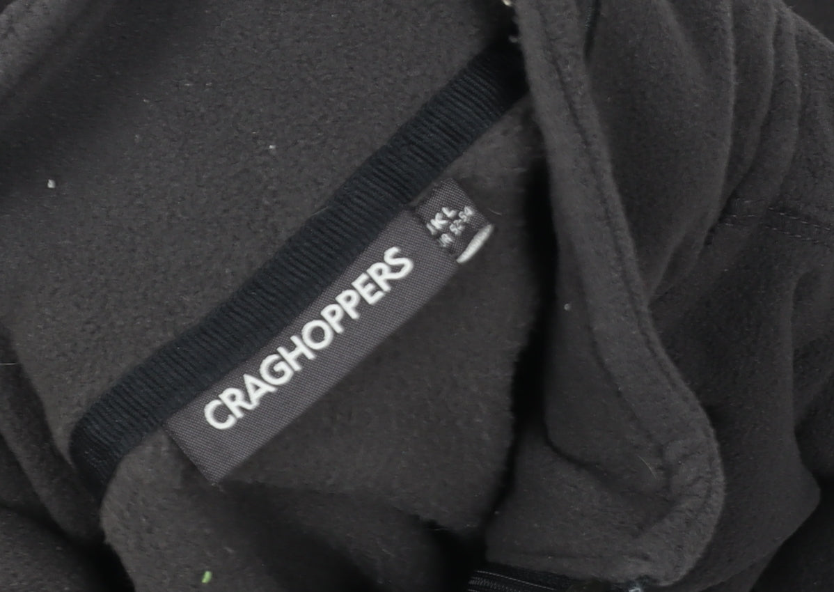 Womens UK L Regular Craghoppers Black Pullover Sweatshirt
