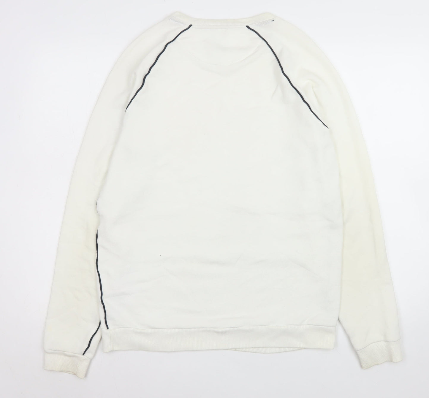 Mens UK S Regular Jack Wills White Pullover Sweatshirt