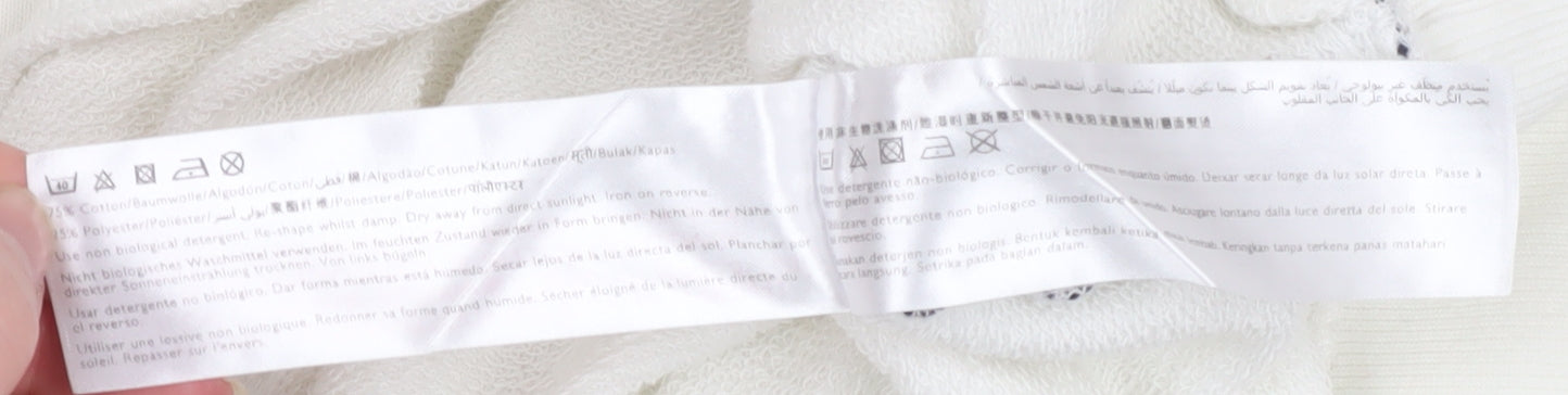 Mens UK S Regular Jack Wills White Pullover Sweatshirt