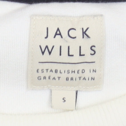 Mens UK S Regular Jack Wills White Pullover Sweatshirt