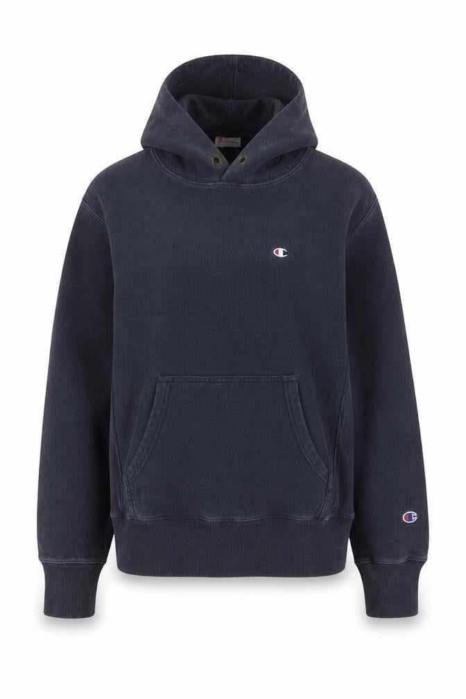 Womens UK L Regular Champion Blue Pullover Hoodie