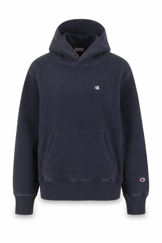 Womens UK L Regular Champion Blue Pullover Hoodie