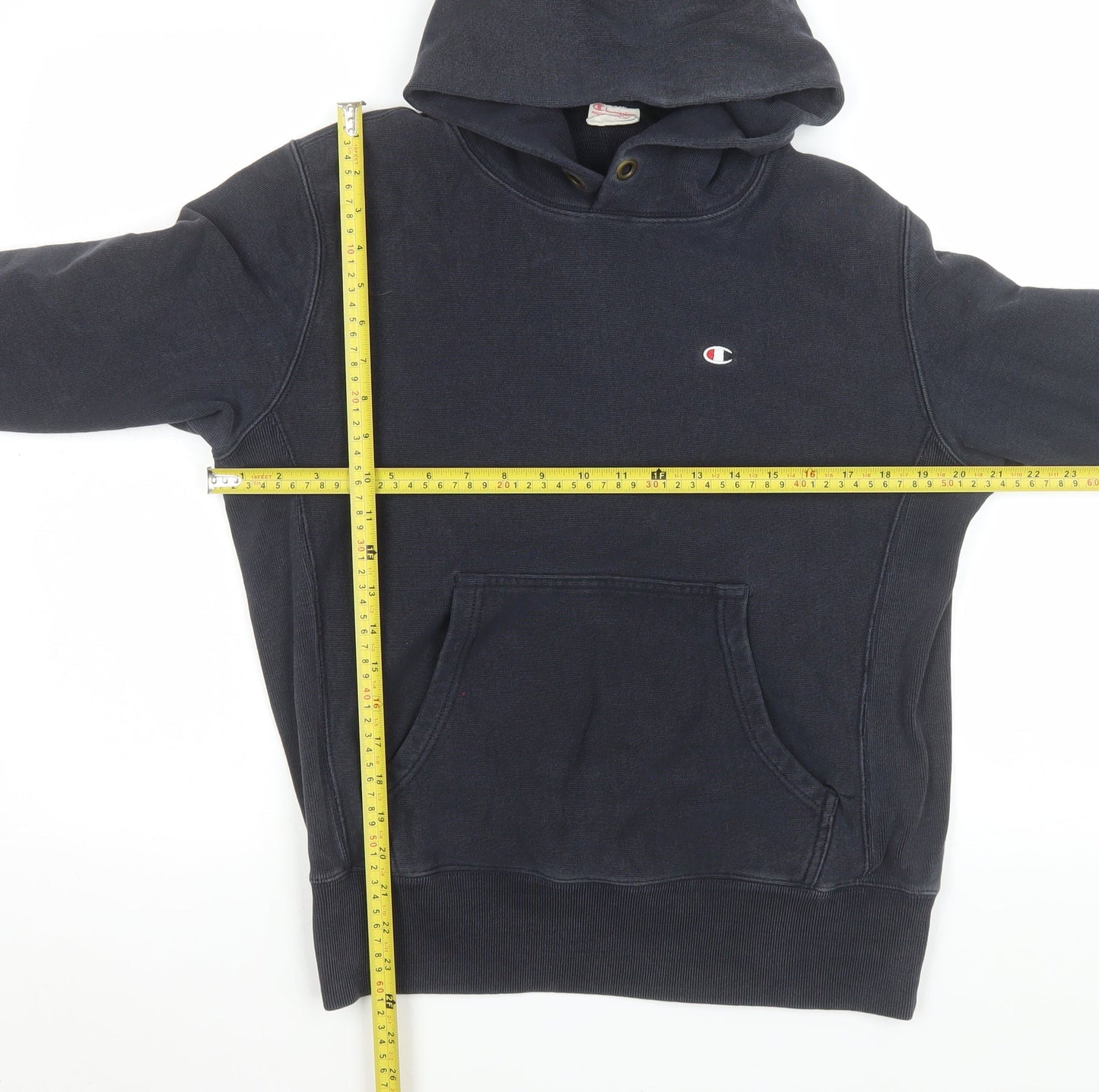 Womens UK L Regular Champion Blue Pullover Hoodie
