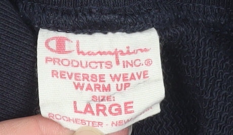 Womens UK L Regular Champion Blue Pullover Hoodie
