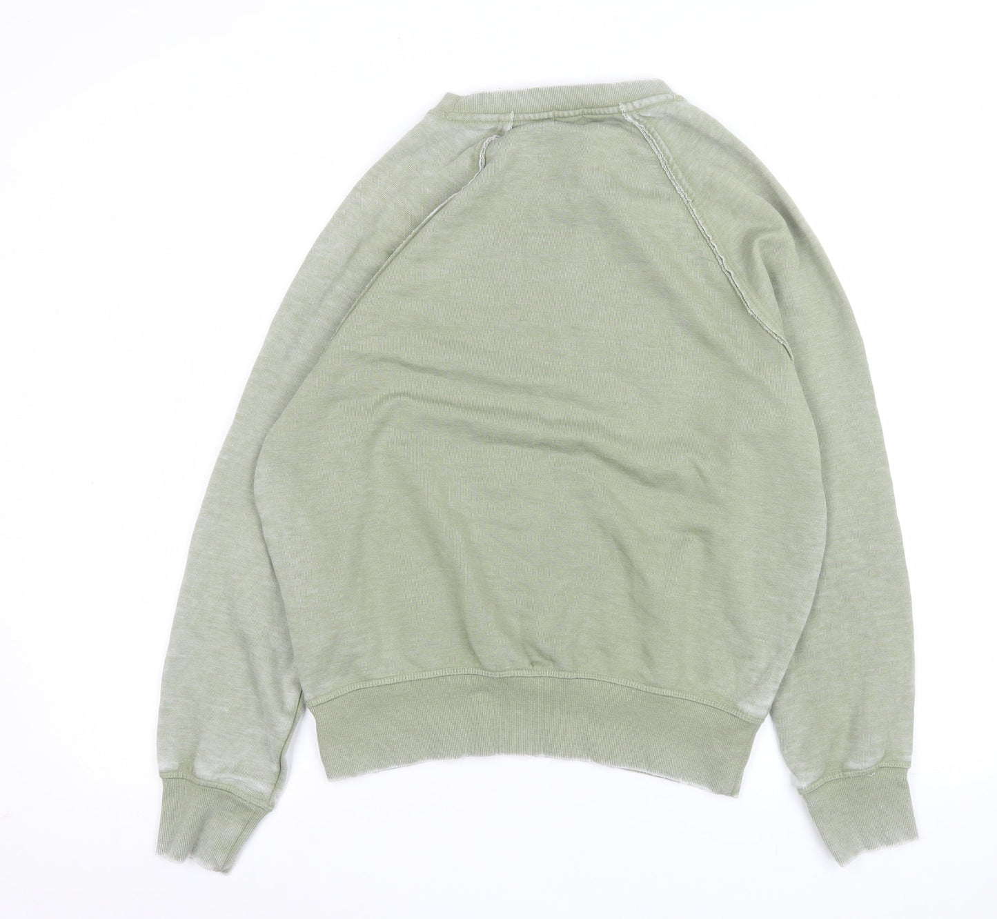 River Island Women’s Green NYC Print Sweatshirt XS