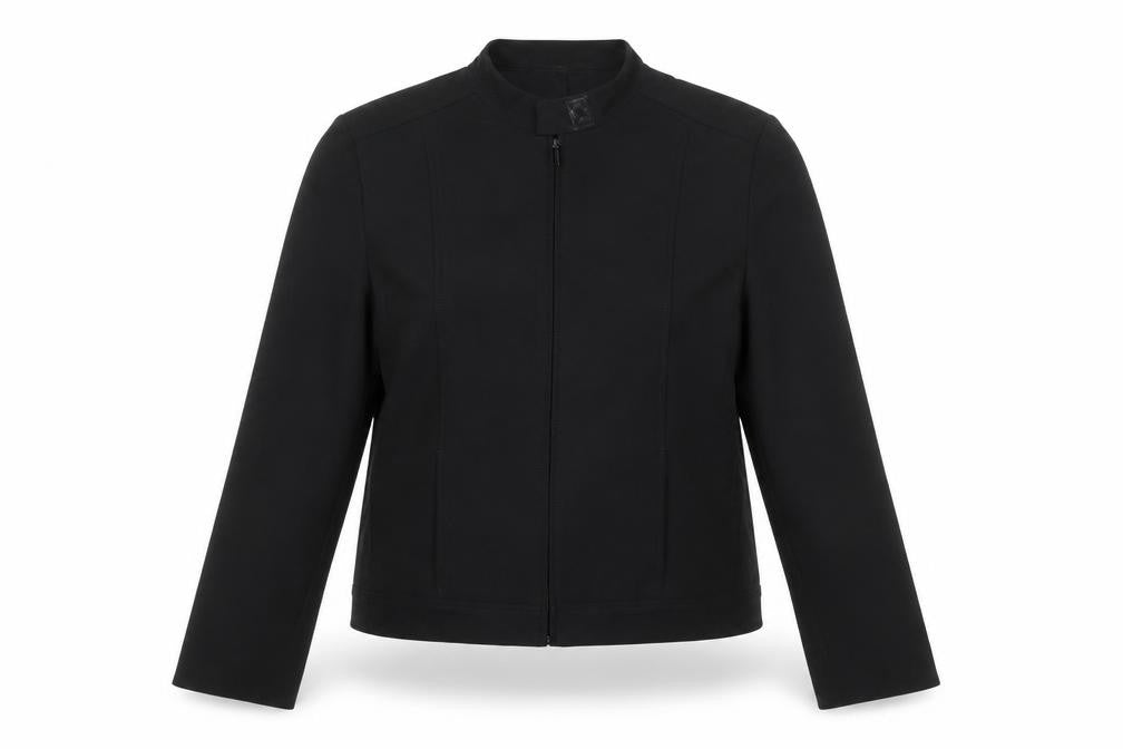 Marks & Spencer Women’s Black Size 14 Classic Zip Jacket