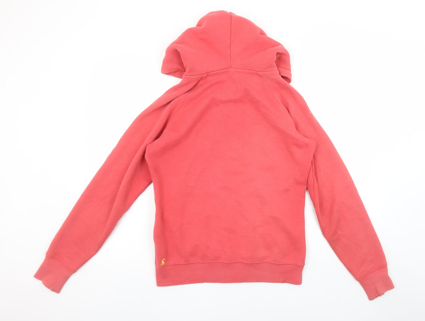 Womens UK 10 Regular Joules Pink Full Zip Hoodie