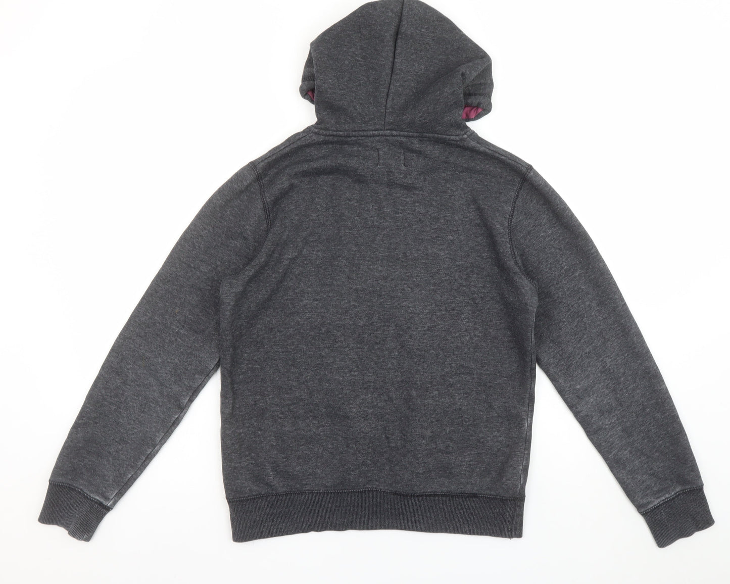 Saltrock Womens Grey Hoodie Size 8 Love Your Ocean Pullover Sweatshirt
