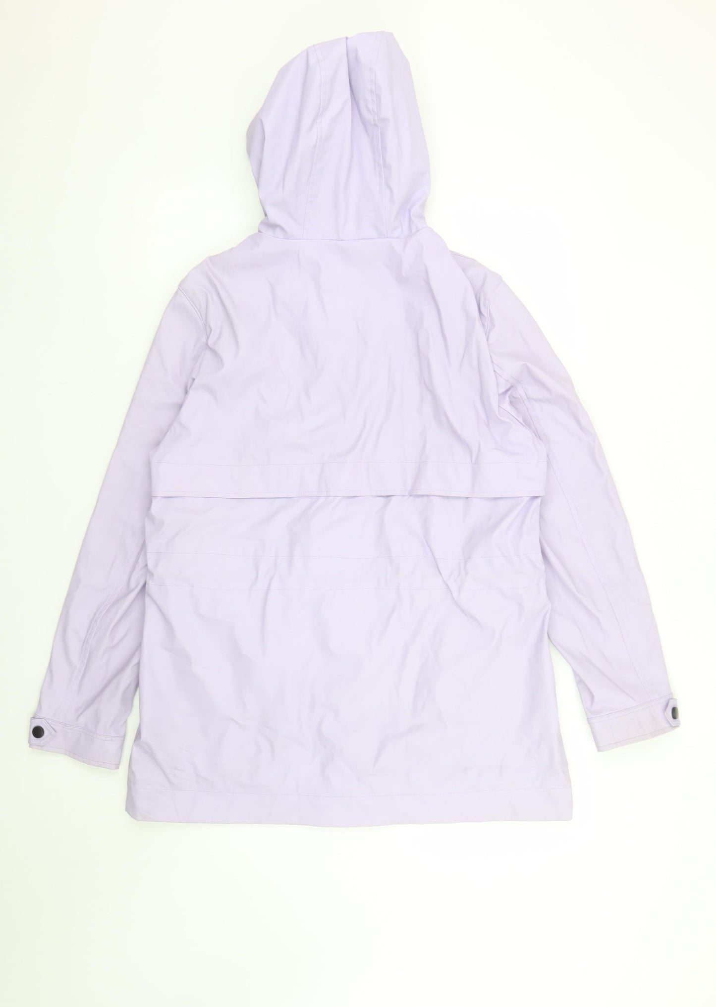 Next Women's Lilac Waterproof Hooded Parka Jacket Size 12