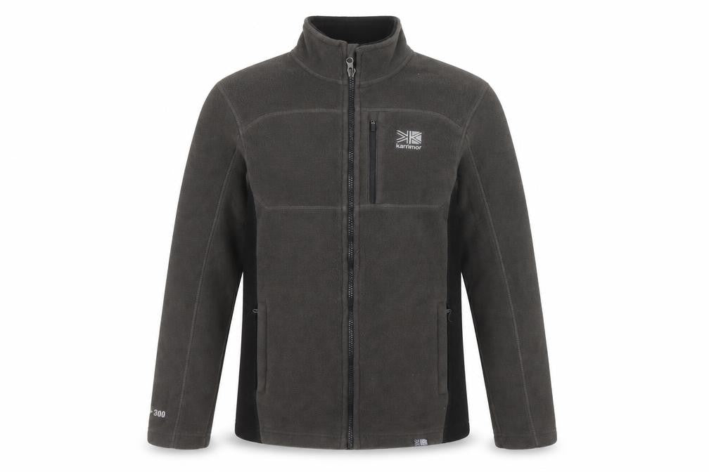 Karrimor Boys Grey 13 Years Fleece Jacket Full Zip Outdoor 300 Weight