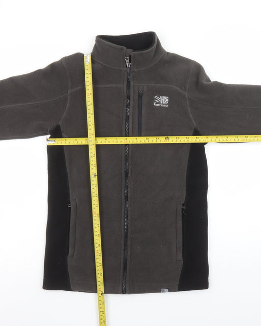 Karrimor Boys Grey 13 Years Fleece Jacket Full Zip Outdoor 300 Weight
