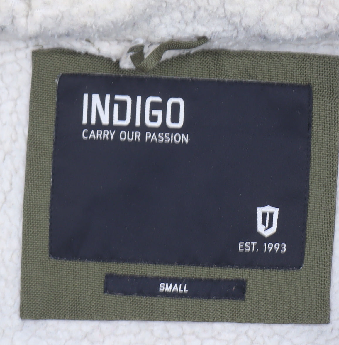 INDICODE Men's Green S Hooded Parka Jacket Winter Warm Lined Polyester