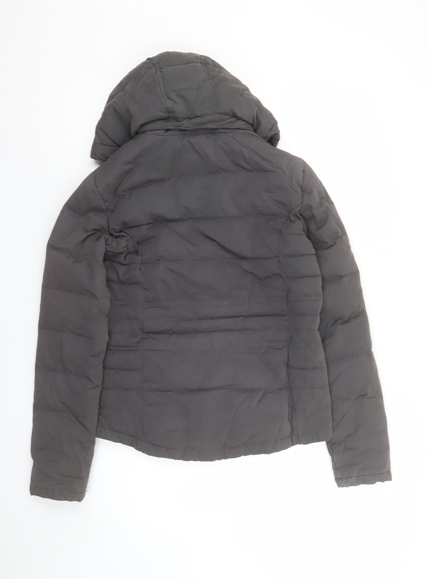 Womens UK Size S Regular FatFace Grey Cotton Blend Jacket