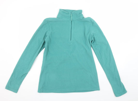 Womens UK S Regular Mountain Warehouse Green Pullover Sweatshirt