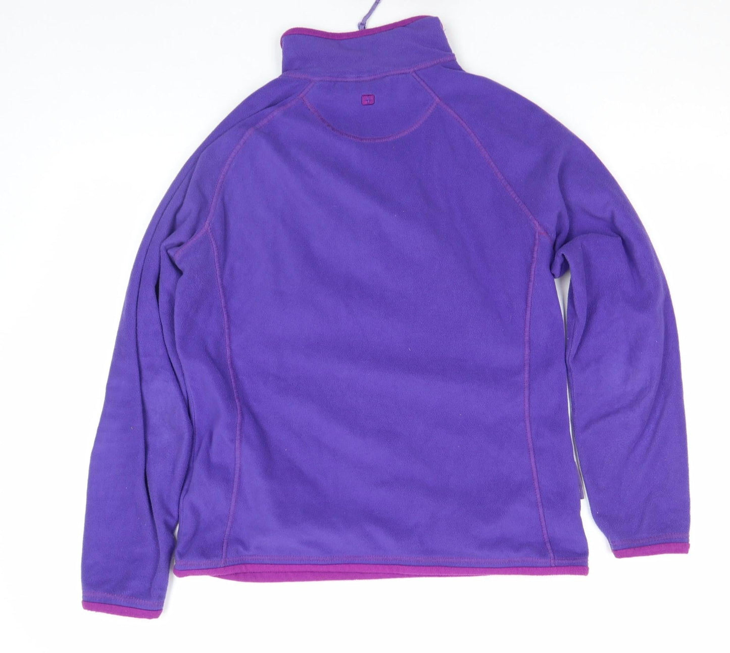 Mountain Warehouse Womens Purple Fleece 1/4 Zip Pullover UK 10