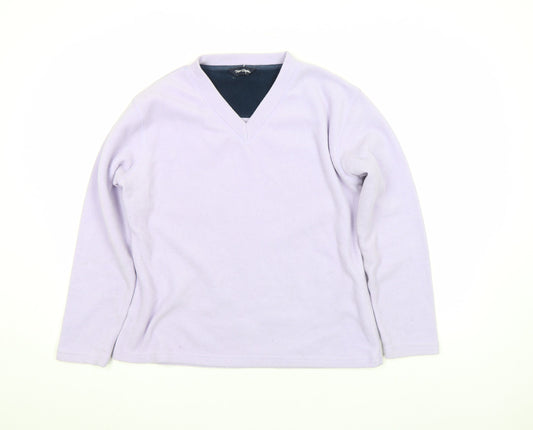 Womens UK 14 Regular Peter Storm Purple Pullover Sweatshirt