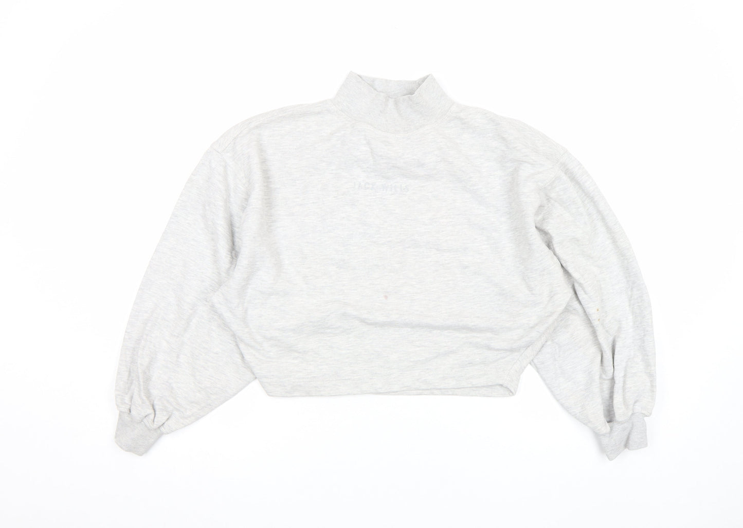 Womens UK 8 Regular Jack Wills Grey Pullover Sweatshirt