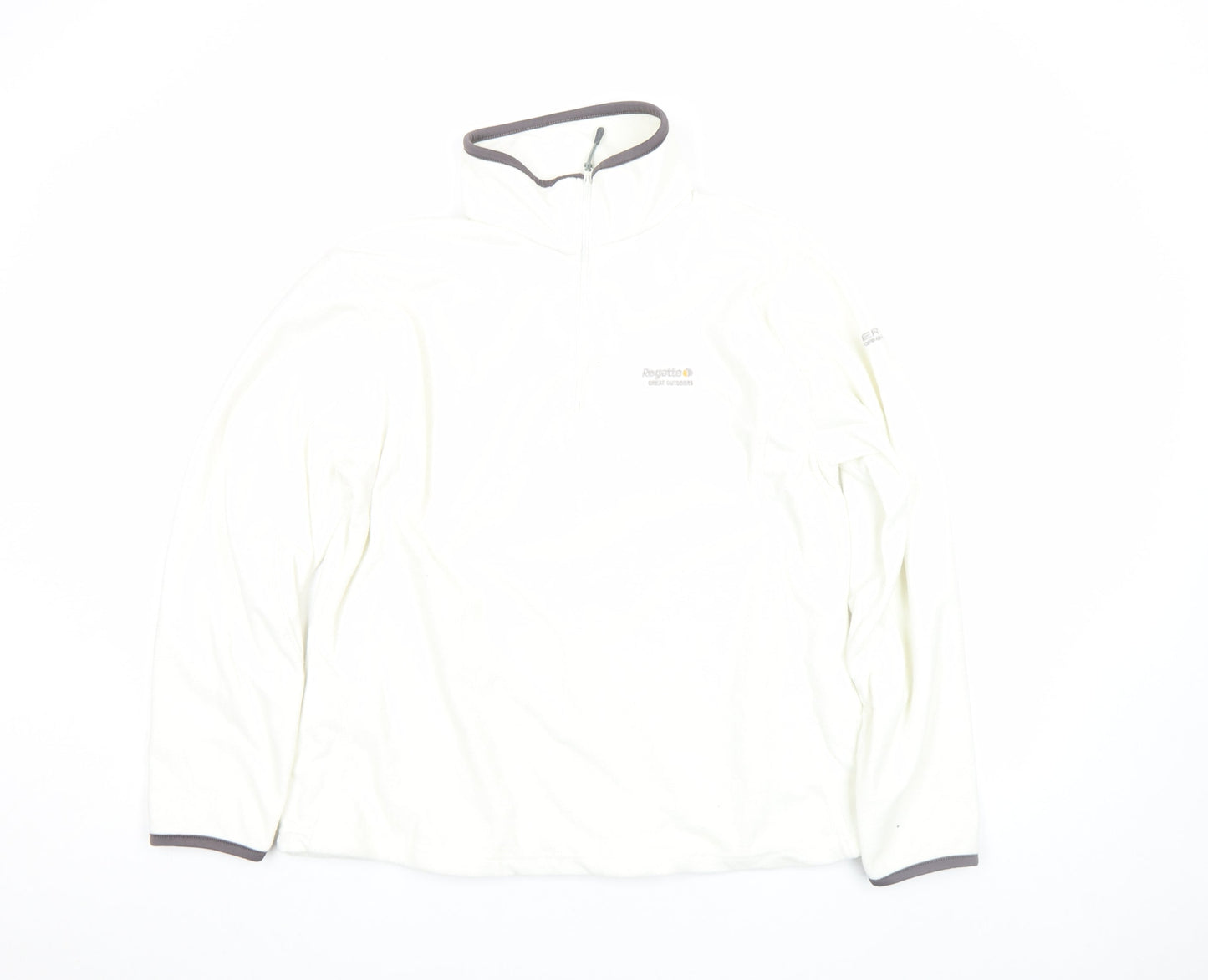 Womens UK 18 Regular Regatta White Pullover Sweatshirt