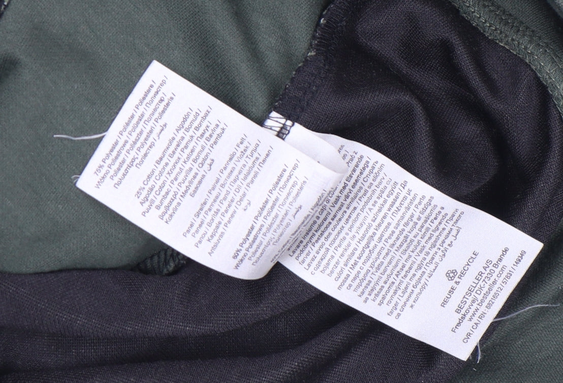 Jack & Jones Mens Green L Track Jacket Hooded Full Zip Activewear