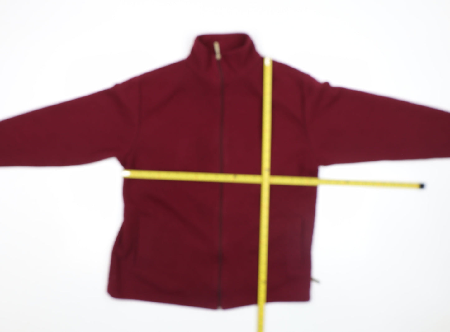 Bonmarché Women's Red Quilted Full Zip Jacket Size M