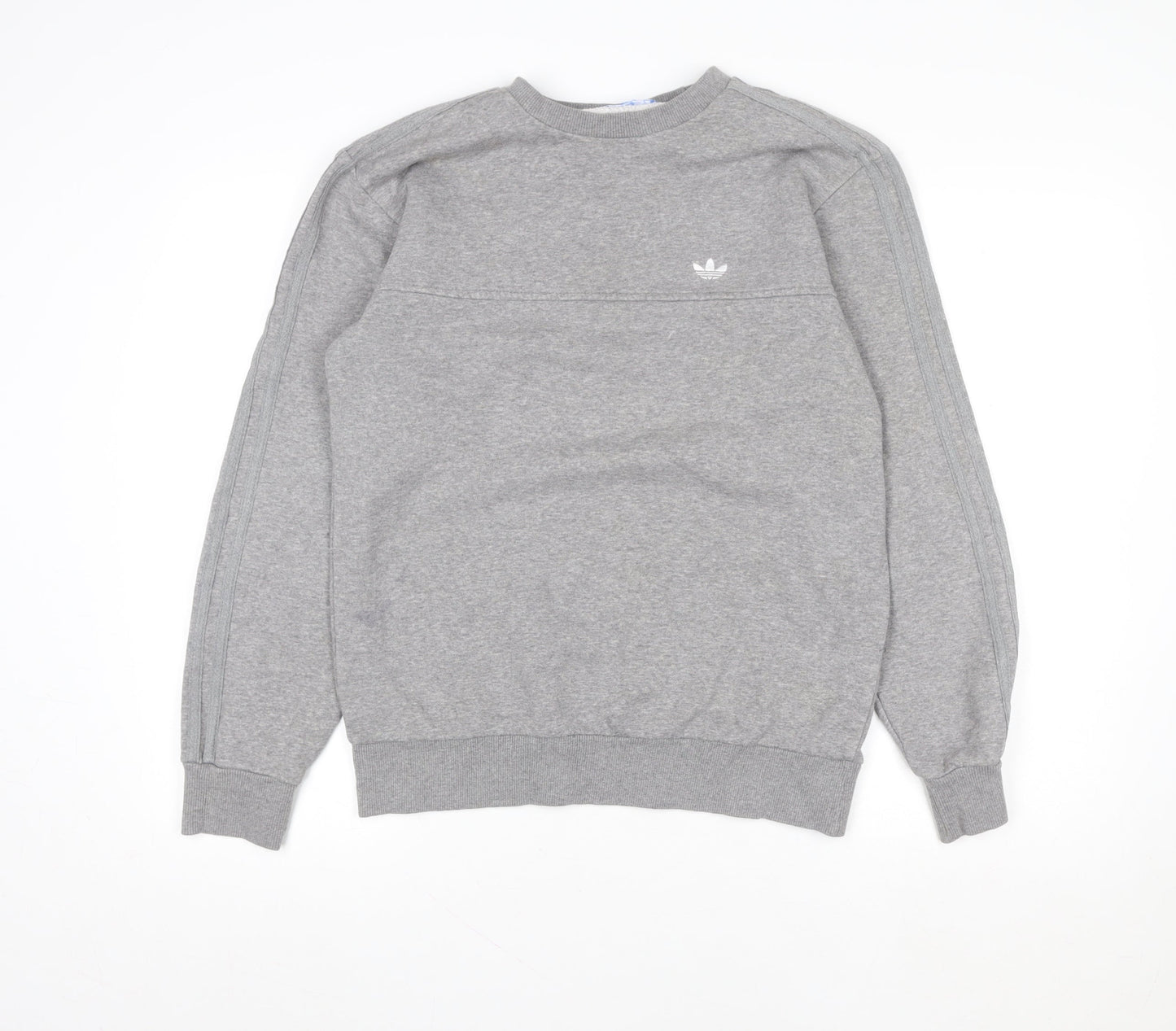 Mens UK M Regular adidas Grey Pullover Sweatshirt