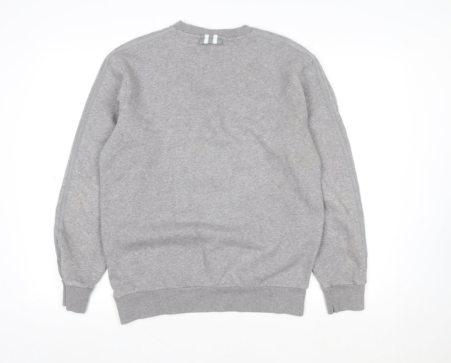 Mens UK M Regular adidas Grey Pullover Sweatshirt
