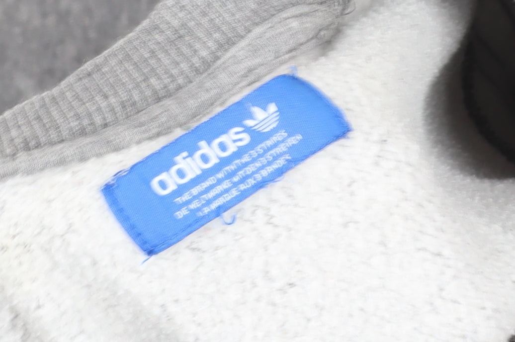 Mens UK M Regular adidas Grey Pullover Sweatshirt