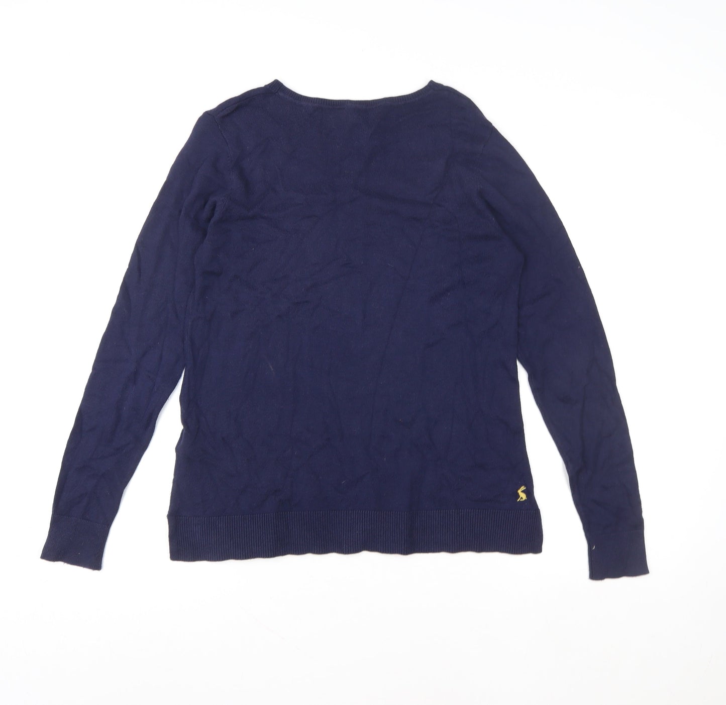 Womens UK 10 Regular Joules Blue Pullover Sweatshirt