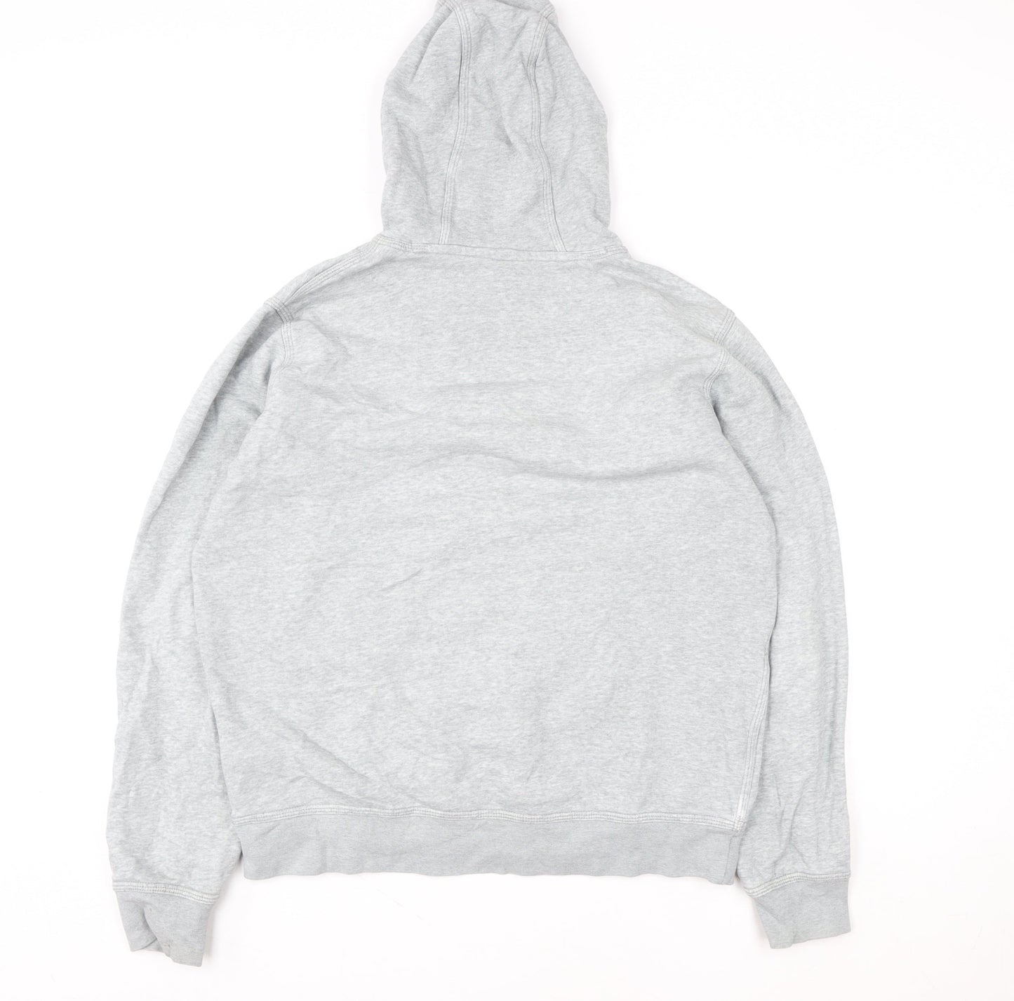 Womens UK L Regular Nike Grey Pullover Hoodie