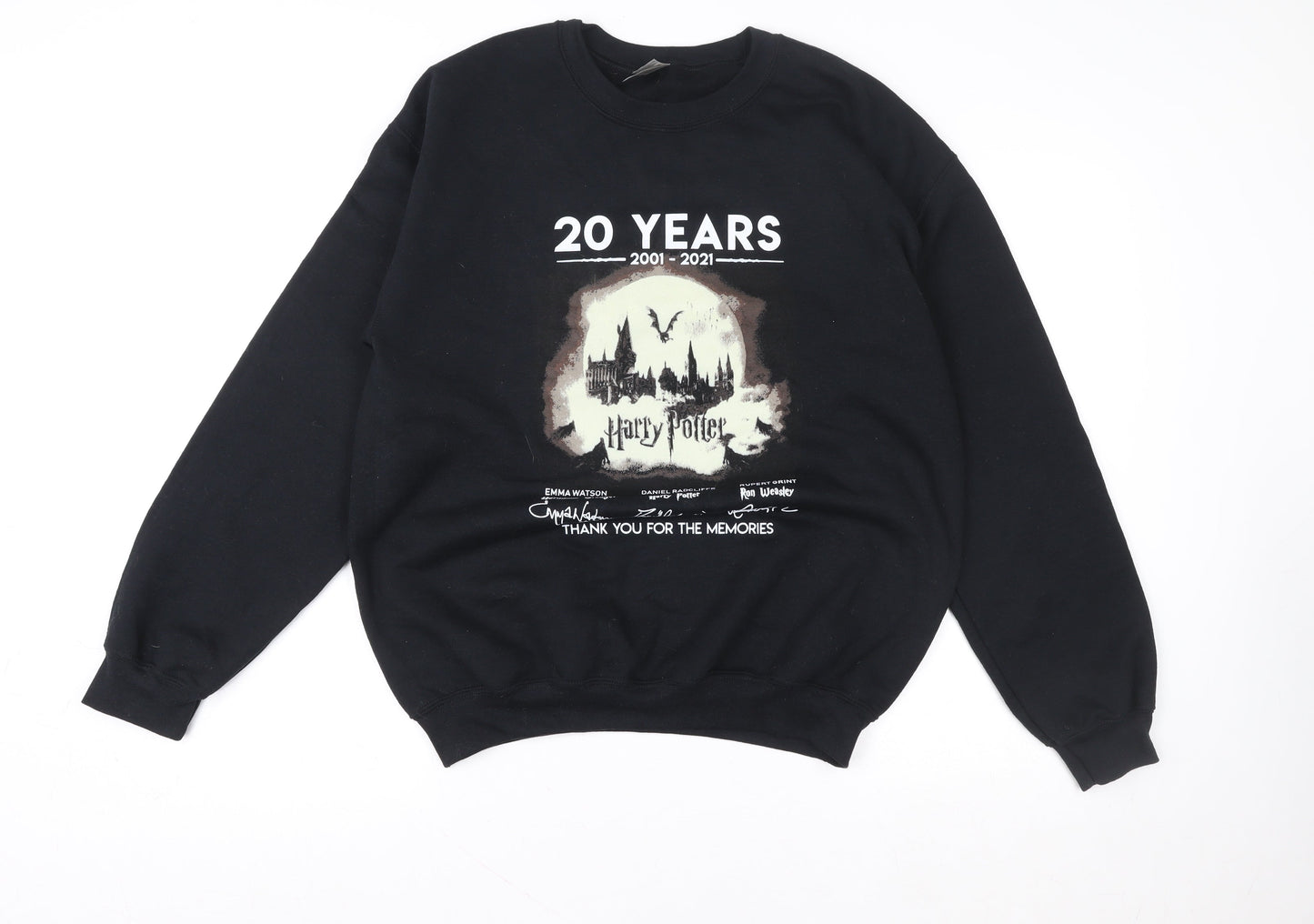 Gildan Women’s Black Medium Harry Potter 20 Years Pullover Sweatshirt