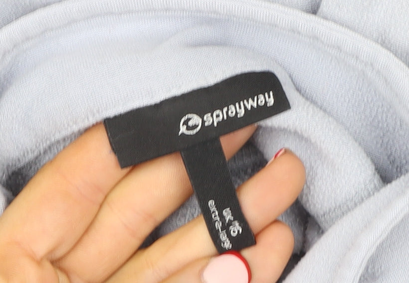 Womens UK Size 16 Regular Sprayway Grey Polyester Jacket
