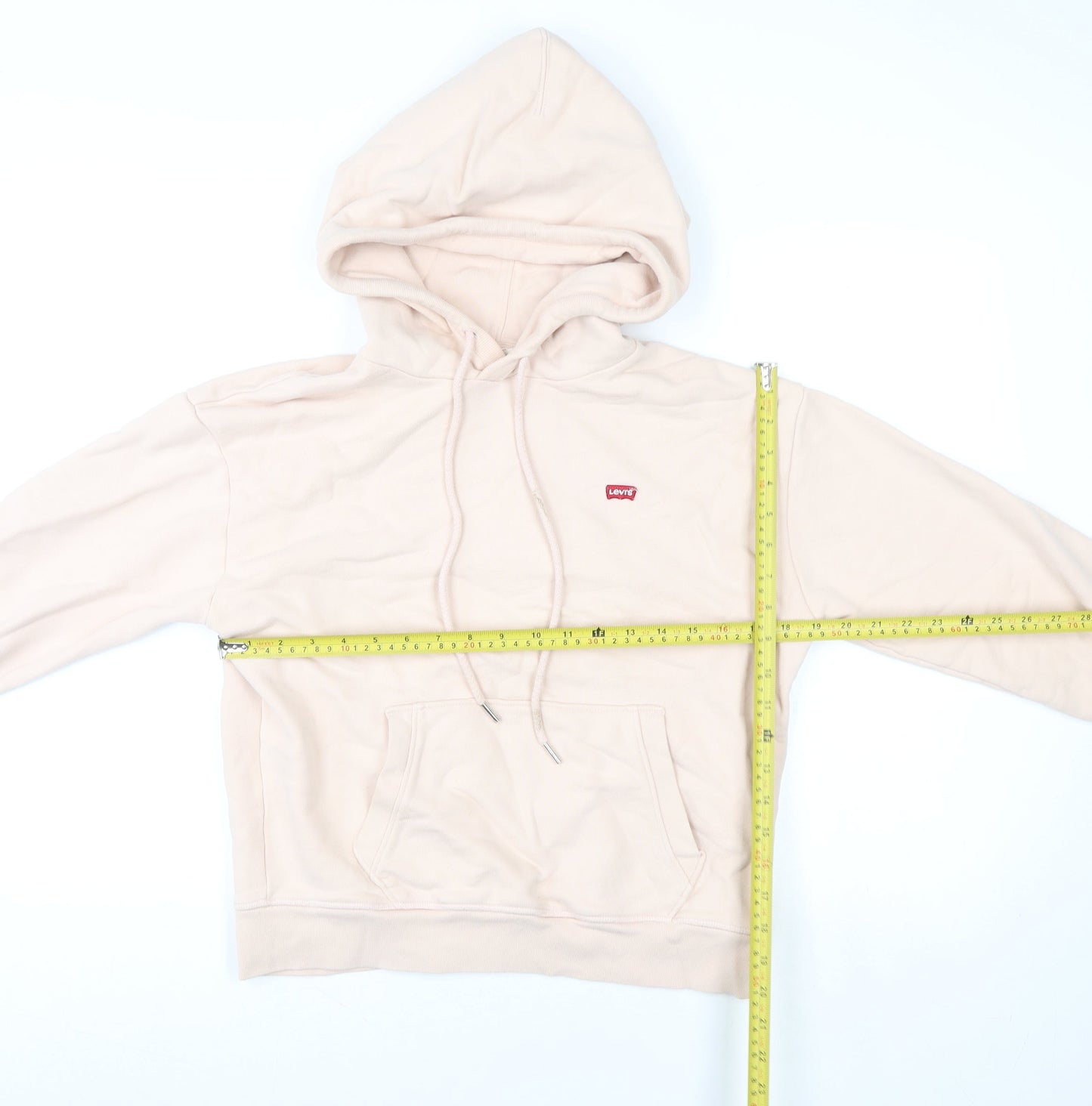 Womens UK XS Regular Levi's Beige Pullover Hoodie