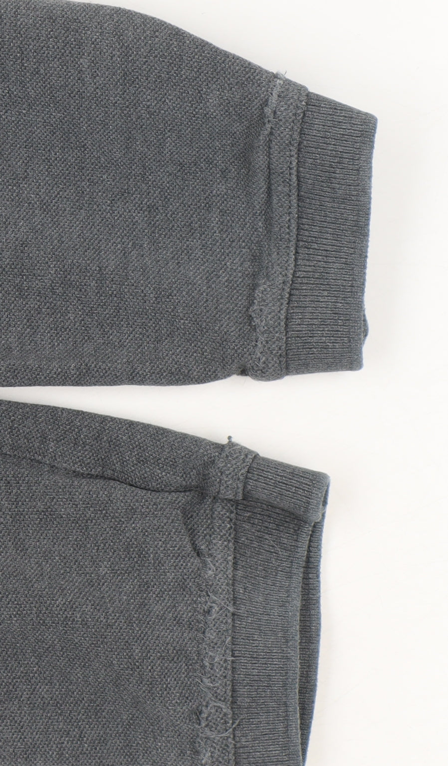 Barbour Men's Grey Long Sleeve Cotton Polo Shirt Size M