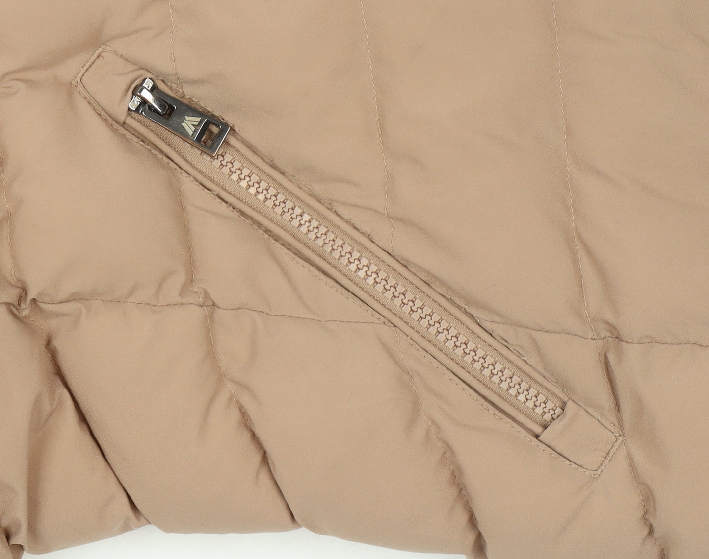 Womens UK Size 10 Regular Superdry Beige Polyester Coat