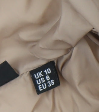 Womens UK Size 10 Regular Superdry Beige Polyester Coat