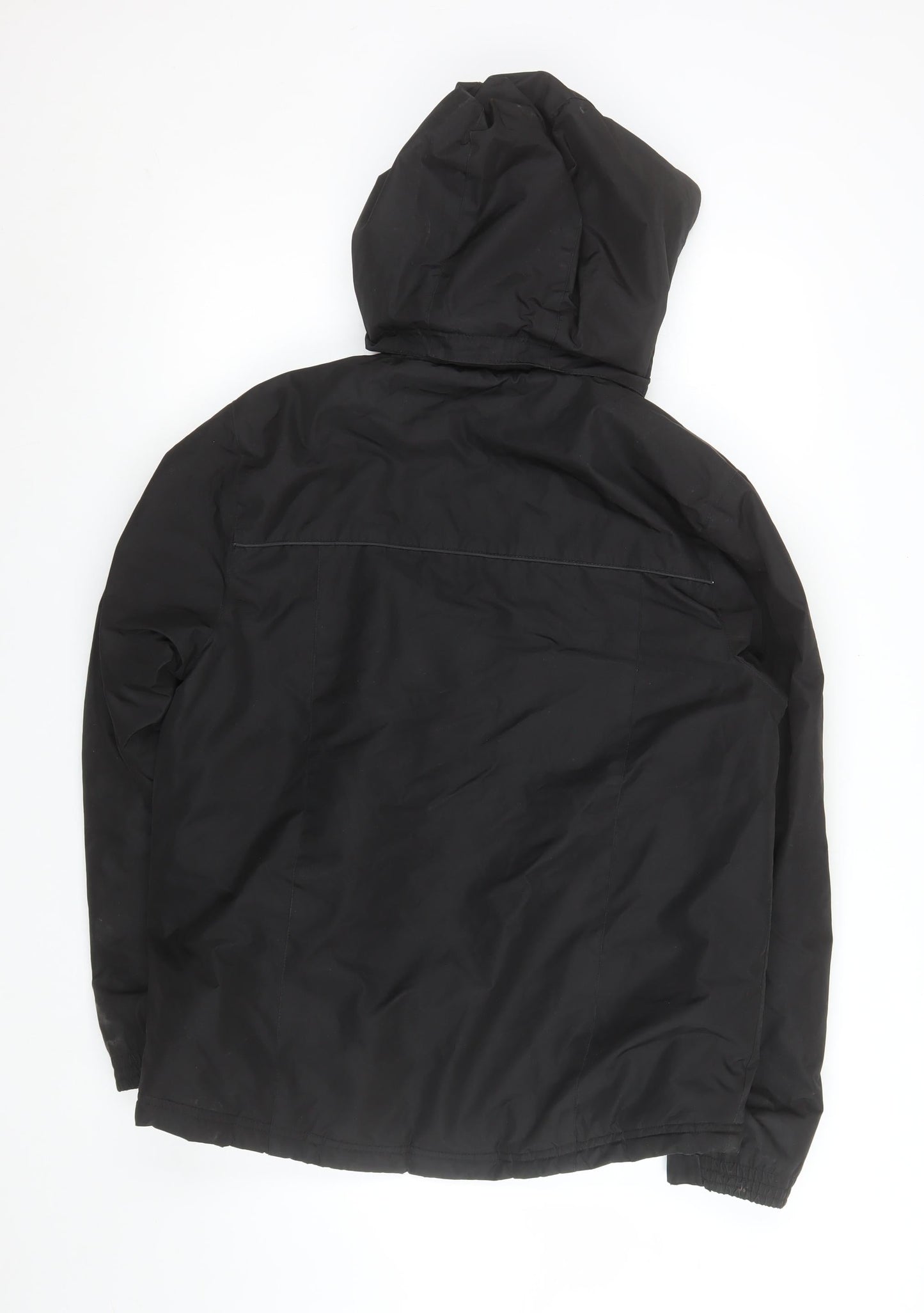 Slazenger Men's Black XS Hooded Parka Jacket Water Resistant
