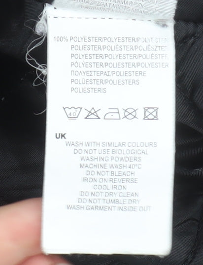 Slazenger Men's Black XS Hooded Parka Jacket Water Resistant