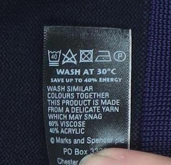 Marks and Spencer Per Una Women's Navy Knit Short Open Jacket Size 14