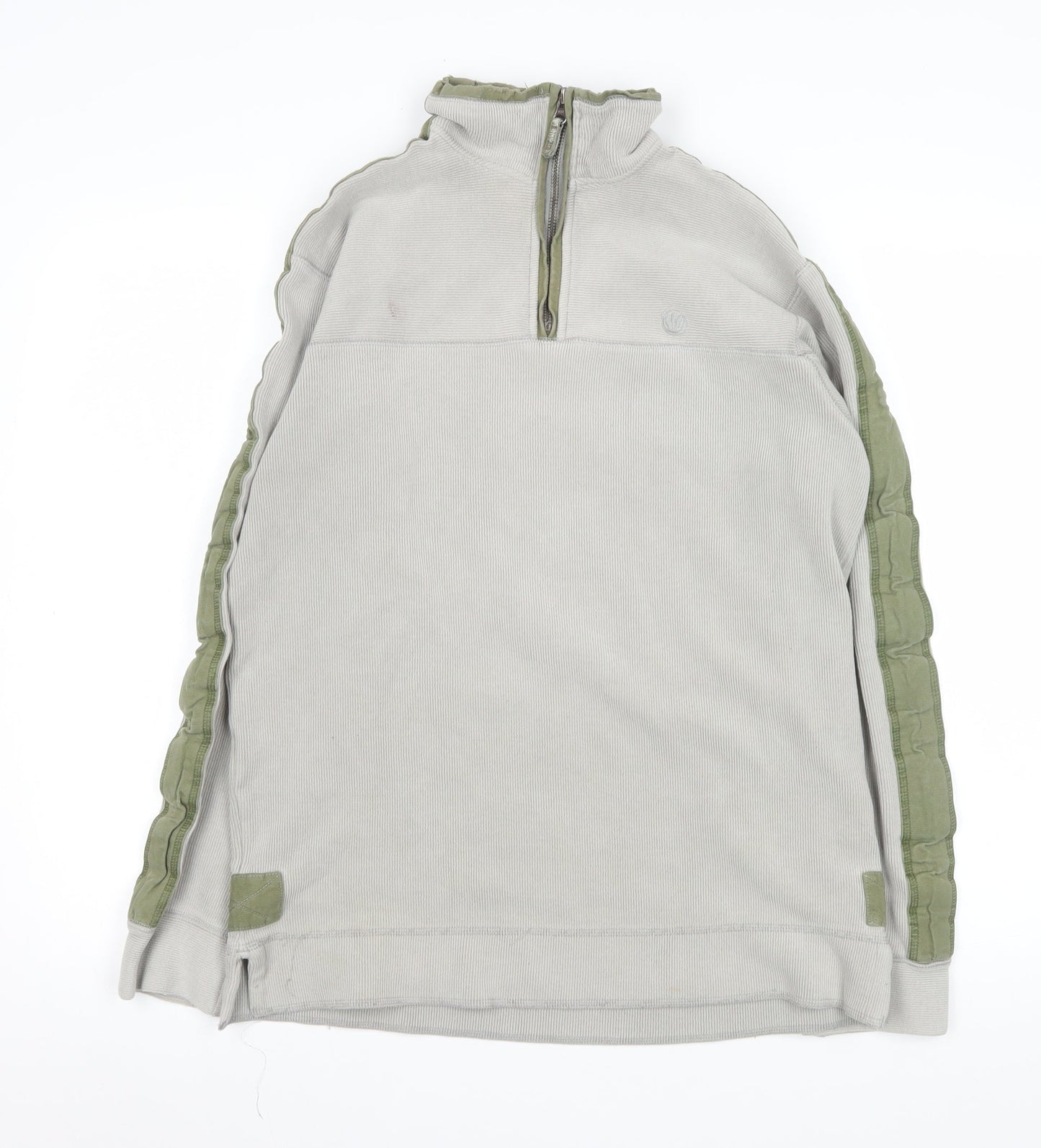 Mens UK S Regular Fat Face Beige Pullover Sweatshirt