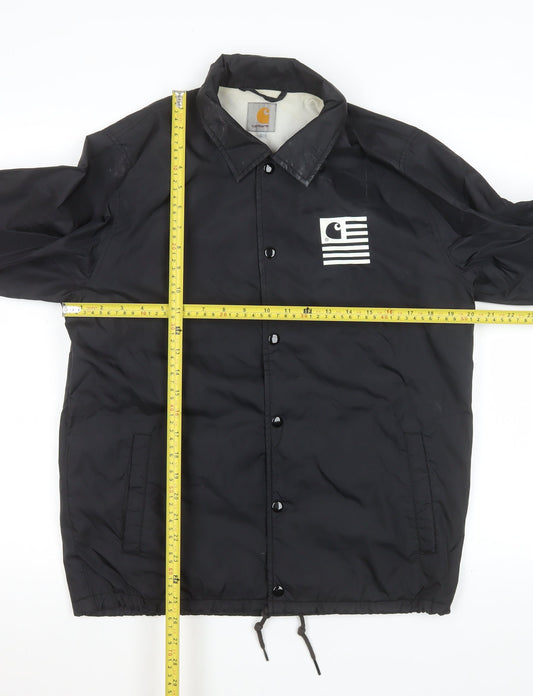 Womens UK Size S Regular Carhartt Black Polyester Blend Jacket
